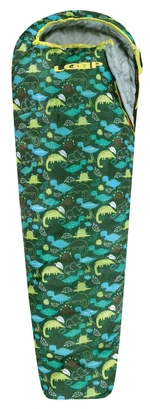 Baby mummy sleeping bag LOAP BASE DINOS Green/Yellow