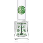 Dermacol Pure 3D lak na nehty odstín 01 Crystal Clear 11 ml