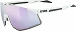UVEX Pace Perform CV White Mat/Mirror Pink Cyklistické okuliare