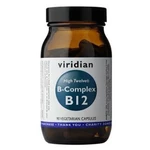 VIRIDIAN Nutrition B-Complex B12 High Twelwe 90 kapslí