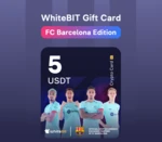 WhiteBIT - FC Barcelona Edition - 5 USDT Gift Card