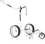 Jucad Carbon 3-Wheel White Chariot de golf manuel