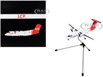 Bombardier Dash 8-200 Commercial Aircraft "LC Peru" White with Red Tail "Gemini 200" Series 1/200 Diecast Model Airplane by GeminiJets