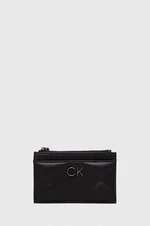 Peňaženka Calvin Klein dámska, čierna farba, K60K611372