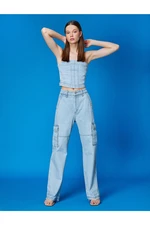 Koton Wide Leg Cargo Pants - Bianca Jean