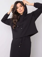 Black set of sweatshirt and skirt RUE PARIS