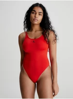 Red Women's One-Piece Swimsuit Calvin Klein Underwear