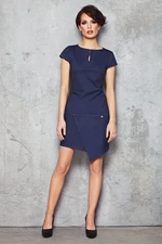 Infinite You Woman's Dress M048 Navy Blue