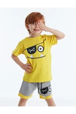 Denokids Toothy Pirate Boys Shorts Set