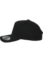 5-Panel Curved Classic Snapback Black