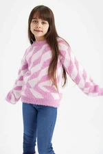 DEFACTO Girl Regular Fit Crew Neck Pullover