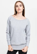 Women's Wideneck Crewneck Grey