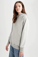 DEFACTO Crew Neck Basic Sweatshirt