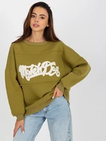 Oversized Olive Sweatshirt