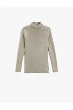 Koton Basic Turtleneck Sweater with Ribbed