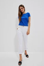 LADIES TROUSERS L-SP-4014 WHITE