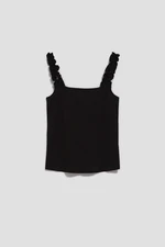 WOMEN'S TOP L-TS-4067 BLACK