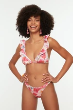 Trendyol Floral Patterned Bikini Bottoms