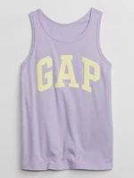 Svetlofialové dievčenské tielko s logom GAP