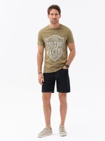 Ombre Men's printed cotton t-shirt