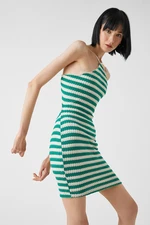 Koton Halterneck Mini Striped Dress