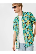 Koton Patterned Short Sleeve Shirt