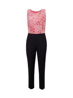 Orsay Pink-Black Women Floral Overall - Women