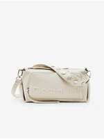 Desigual Half Logo Urus Cream Handbag - Women