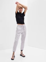 Light grey women's linen trousers GAP