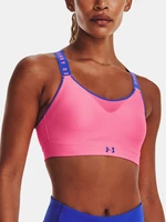 Modro-ružová dámska podprsenka Under Armour UA Infinity High Bra