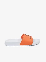 White and orange Converse All Star Slide Slipper - Ladies