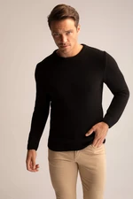 DEFACTO Slim Fit Crew Neck Pullover