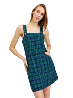 Orsay Dark blue ladies plaid dress - Ladies