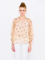 Apricot Floral Blouse CAMAIEU - Women