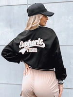 Women's Baseball Jacket HITGIRL Black Dstreet