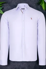 G674 DEWBERRY MEN'S SHIRT-OPEN LILAC