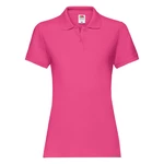 Polo Fruit of the Loom Pink Women's T-shirt