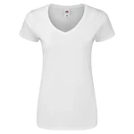 Iconic Vneck Fruit of the Loom Women's T-shirt