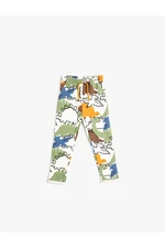 Koton Dinosaur Sweatpants Pocket Tie Waist Raised