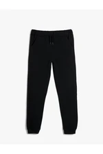 Koton Basic Jogger Sweatpants with Tie Waist Pocket