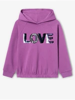 Dark pink girls' hoodie name it Frida - Girls