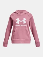 Under Armour Mikina UA Rival Fleece BL Hoodie-PNK - Holky