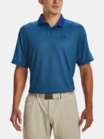 Under Armour Tričko UA Perf 3.0 Printed Polo-BLU - Pánské