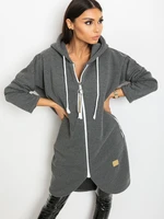 Dark gray long sweatshirt