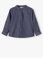 Dark blue boys' striped shirt name it Stripes - Boys