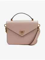 Light Pink Women's Handbag Guess Retour Top Handle Flap
