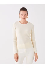 LC Waikiki Crew Neck Long Sleeved Women's Knitwear Sweater