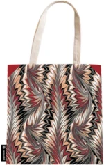 Cockerell Marbled Paper / Rubedo / Canvas Bag /