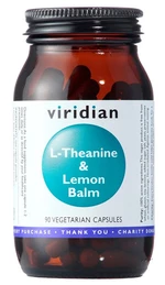 VIRIDIAN L-Theanine & Lemon Balm 90 kapsúl