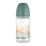 CANPOL BABIES Antikoliková fľaša EasyStart MOUNTAINS, zelená 240 ml